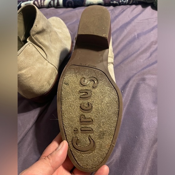 Circus Sam Edelman Phoenix Tan Suede Chelsea Boots Booties Sz 8.5 Western Basic‎ - Picture 5 of 15